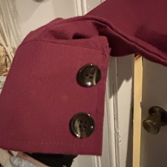 Maroon  NWOT Shacket- Lularoe- Sm - Picture 3 of 4